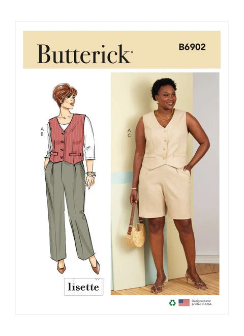 Butterick Waistcoat, Trousers and Shorts B6902