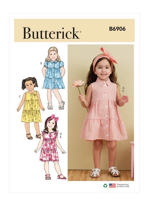 Butterick Baby/Child Dresses B6906