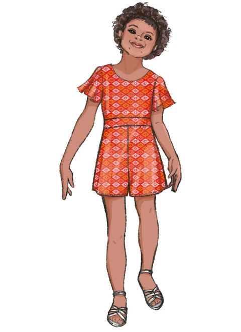 Butterick Child/Teen Dress, Jumpsuit and Romper B6908