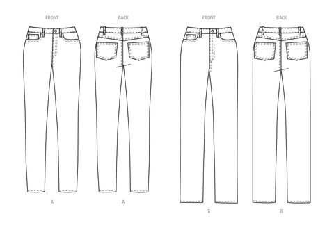 Butterick Jeans B6912