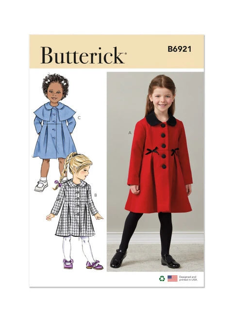 Butterick Child Coat B6921