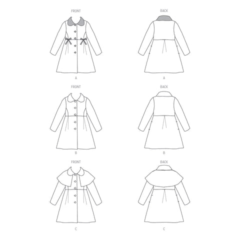 Butterick Child Coat B6921