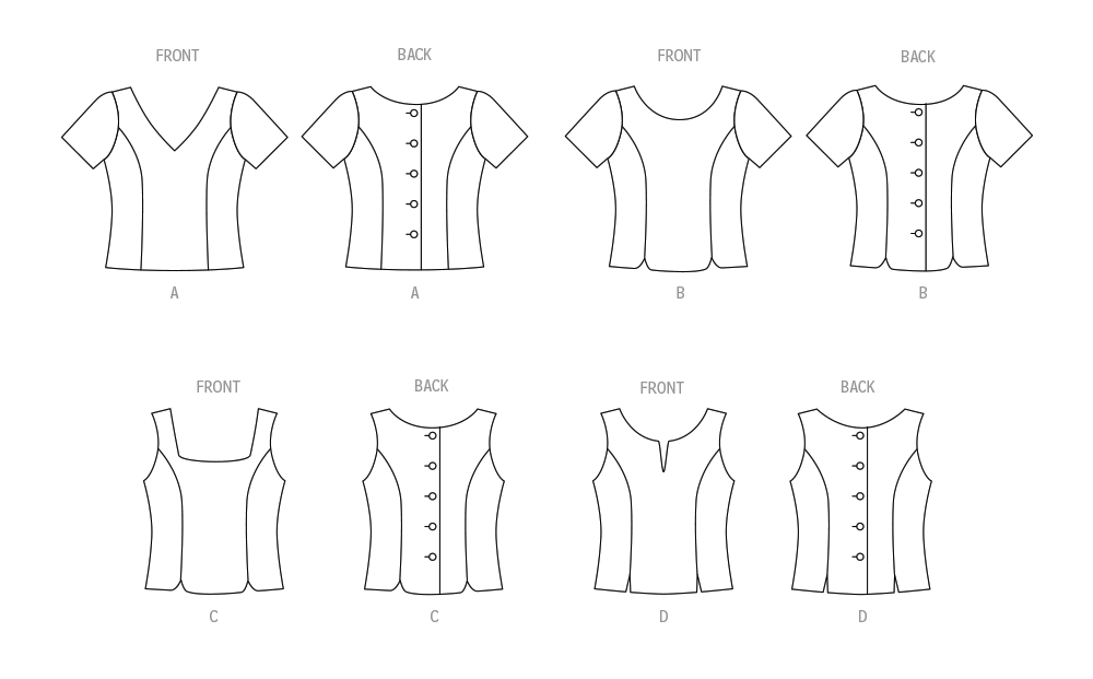 Butterick Tops B6925