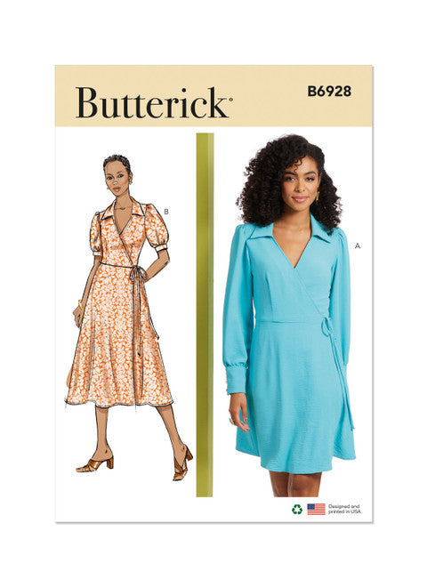 Butterick Wrap Dress B6928