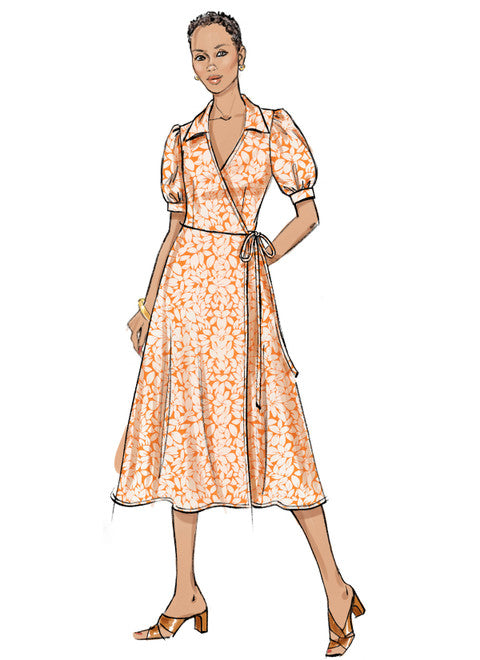 Butterick Wrap Dress B6928