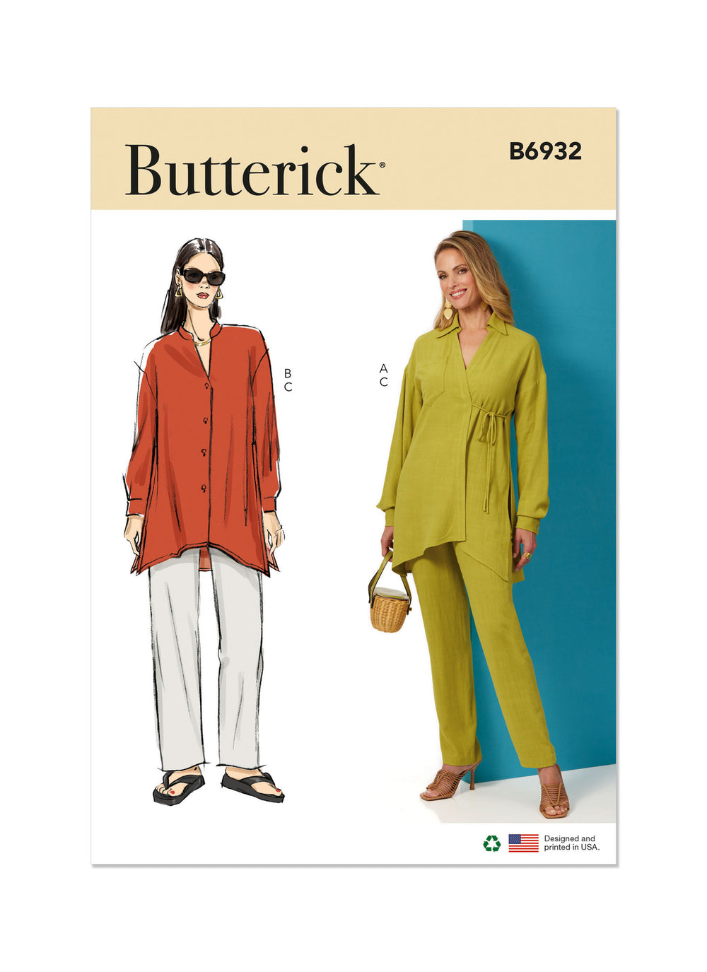 Butterick Top and Trousers B6932
