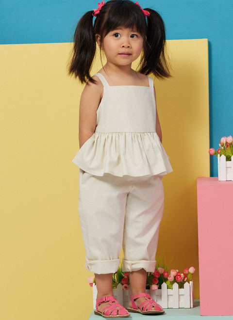 Butterick Baby/Child Overall & Dress B6936