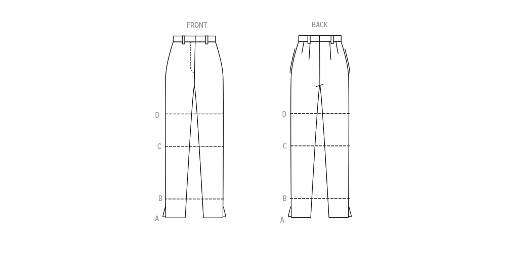 Butterick Trousers B6944