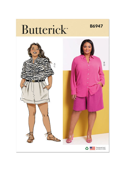 Butterick Shirts and Shorts B6947