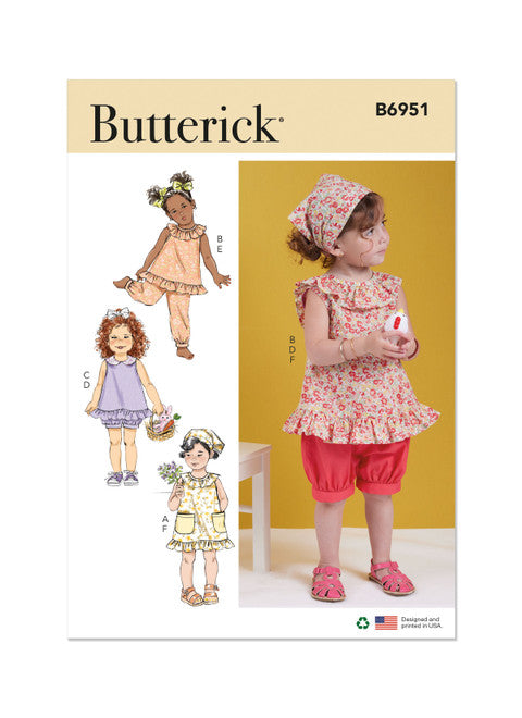 Butterick Baby/Child Outfit B6951