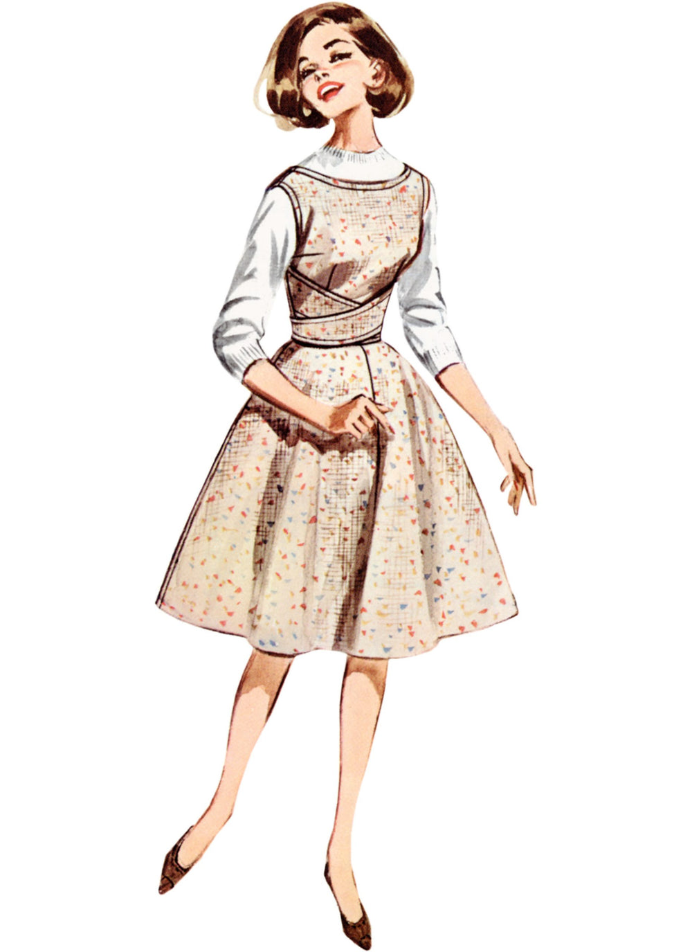Butterick Vintage Pinafore Dress B6955