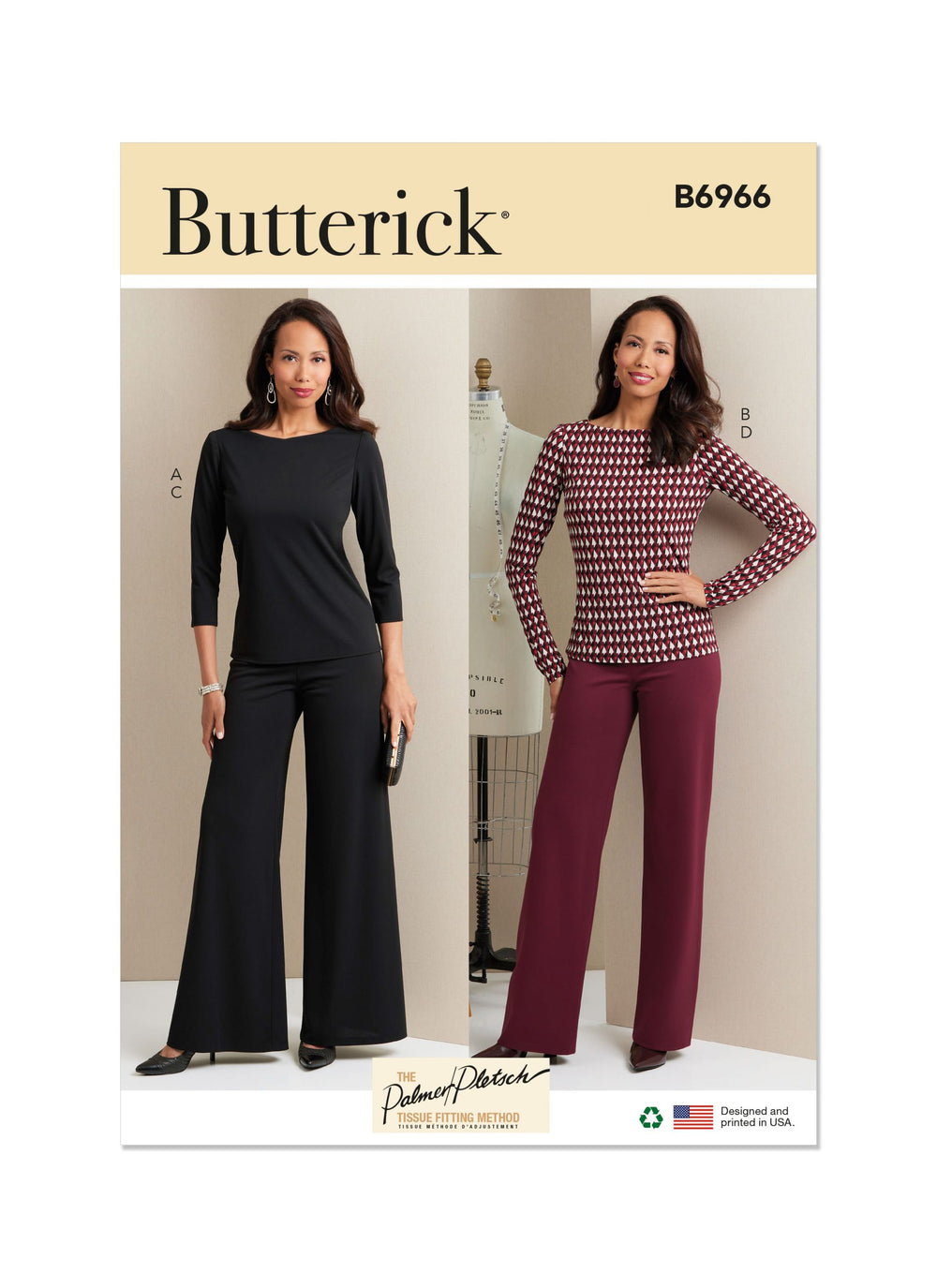Butterick Knit Tops & Trousers B6966