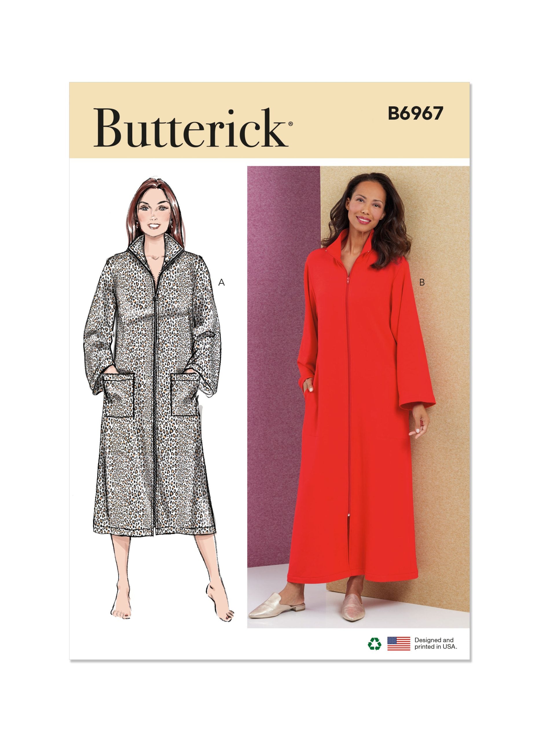 Butterick Robes B6967 – The Fold Line