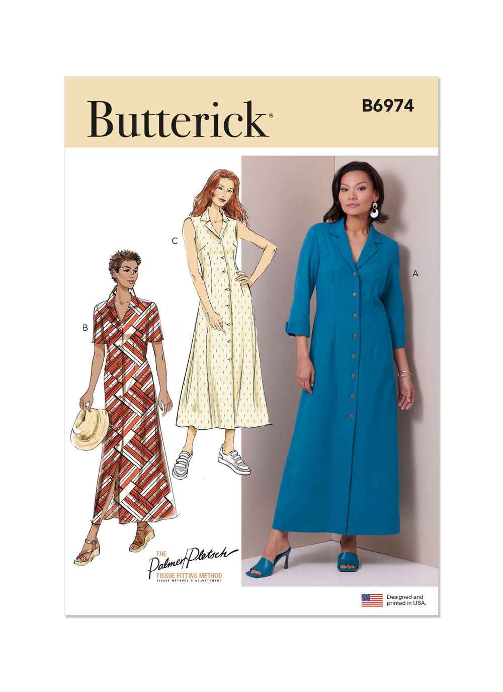 Butterick Shirt Dress B6974