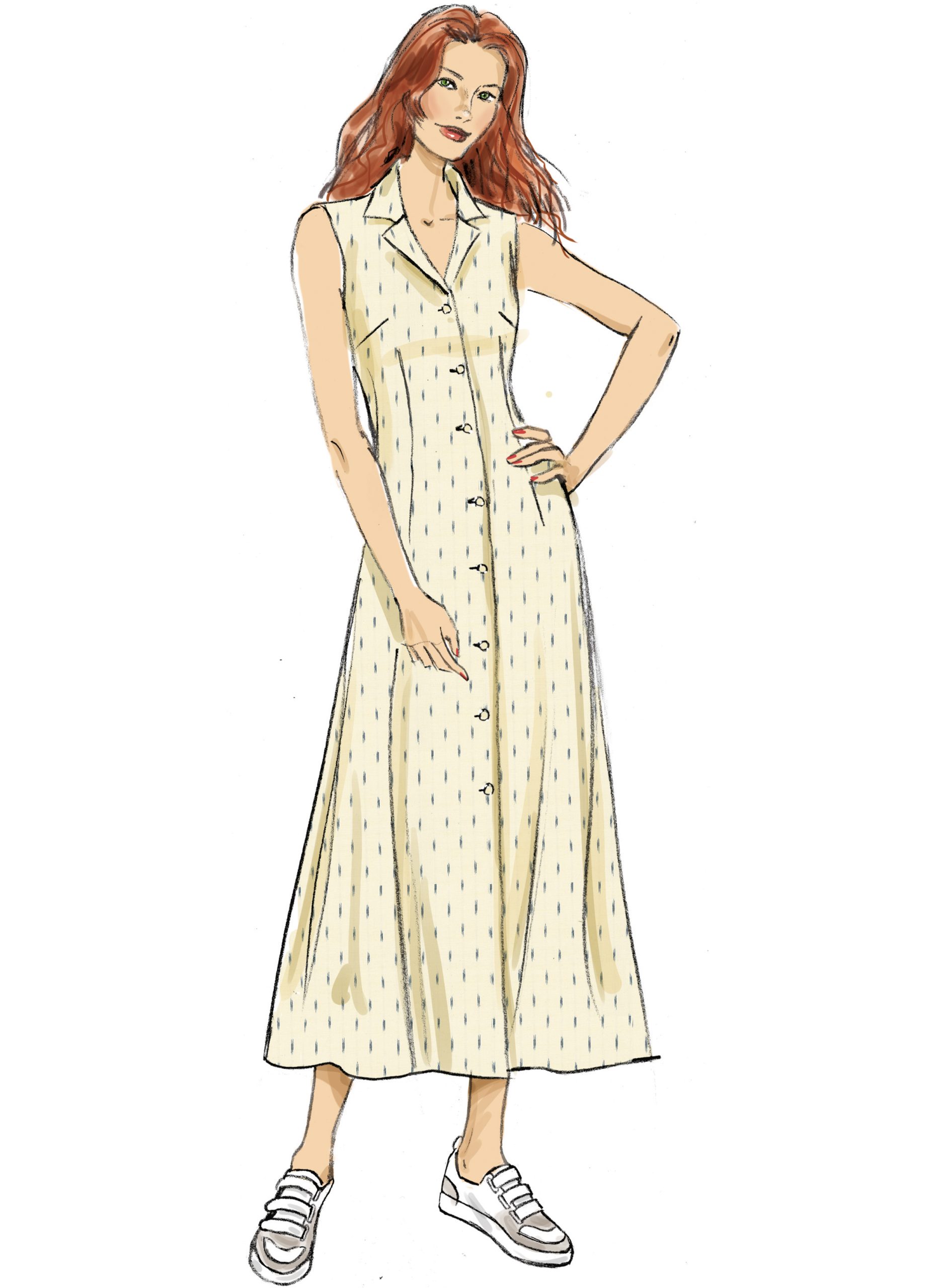 Butterick Shirt Dress B6974