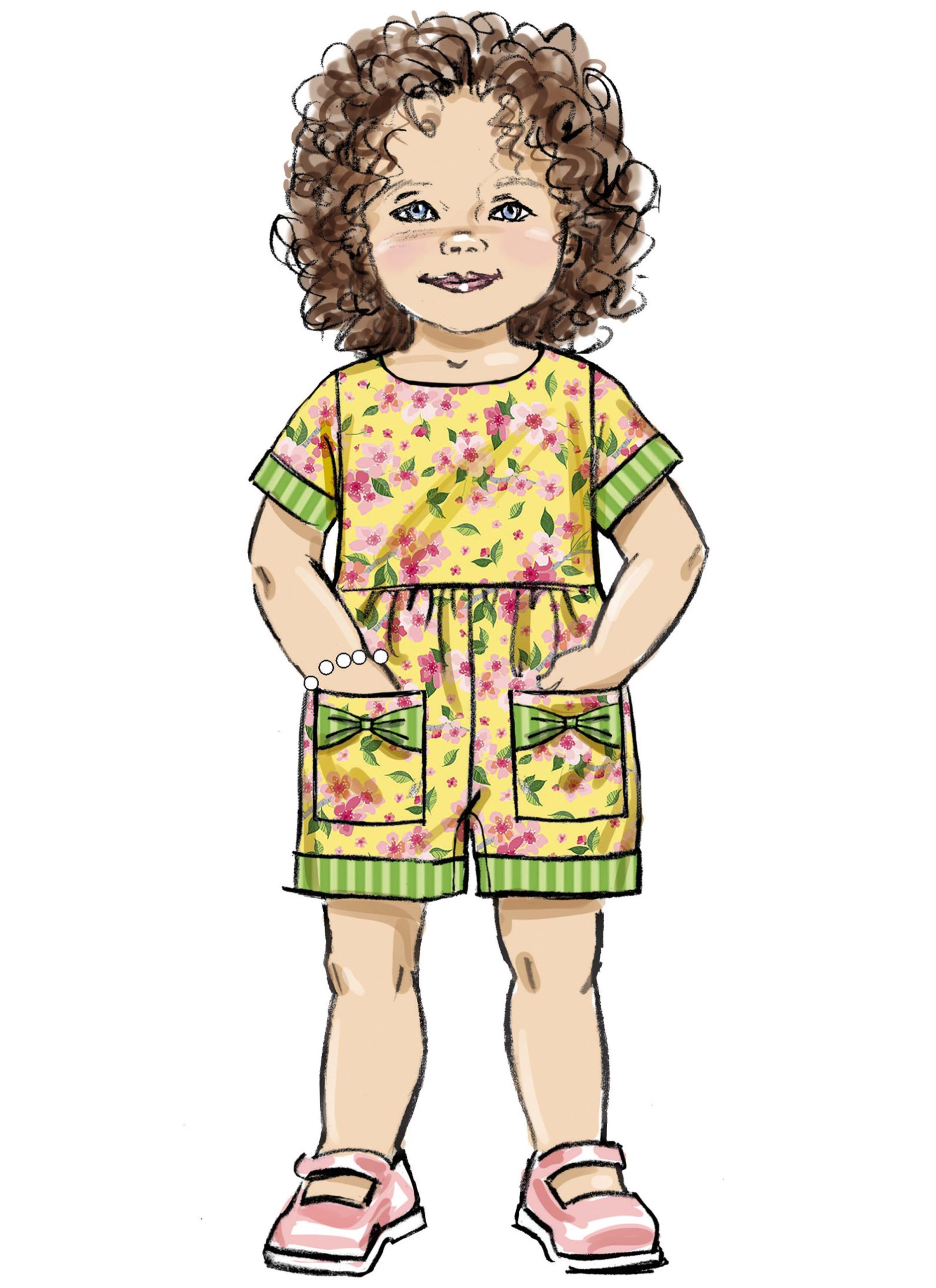 Butterick Baby/Child Dress & Romper B6987
