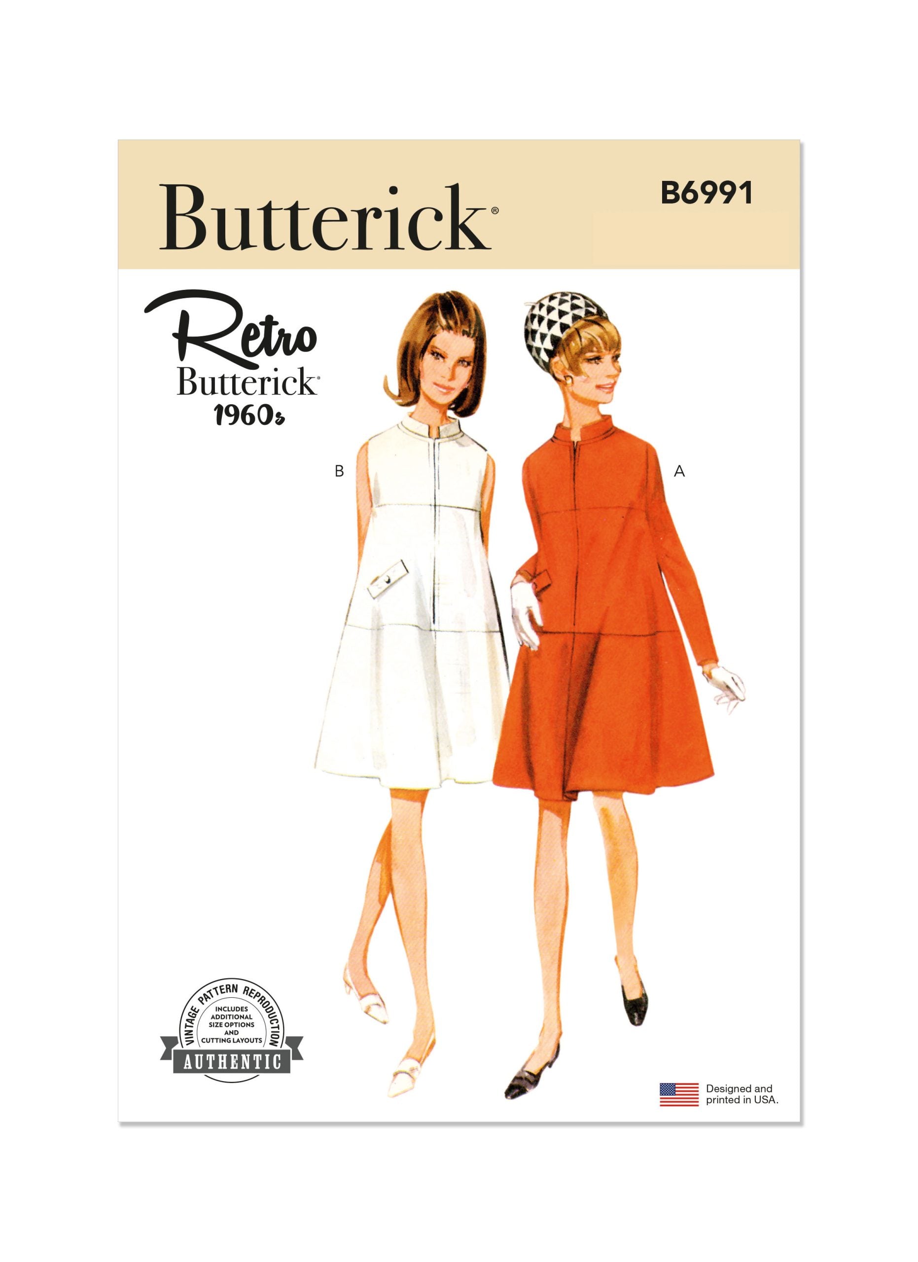 Butterick Vintage Dress B6991