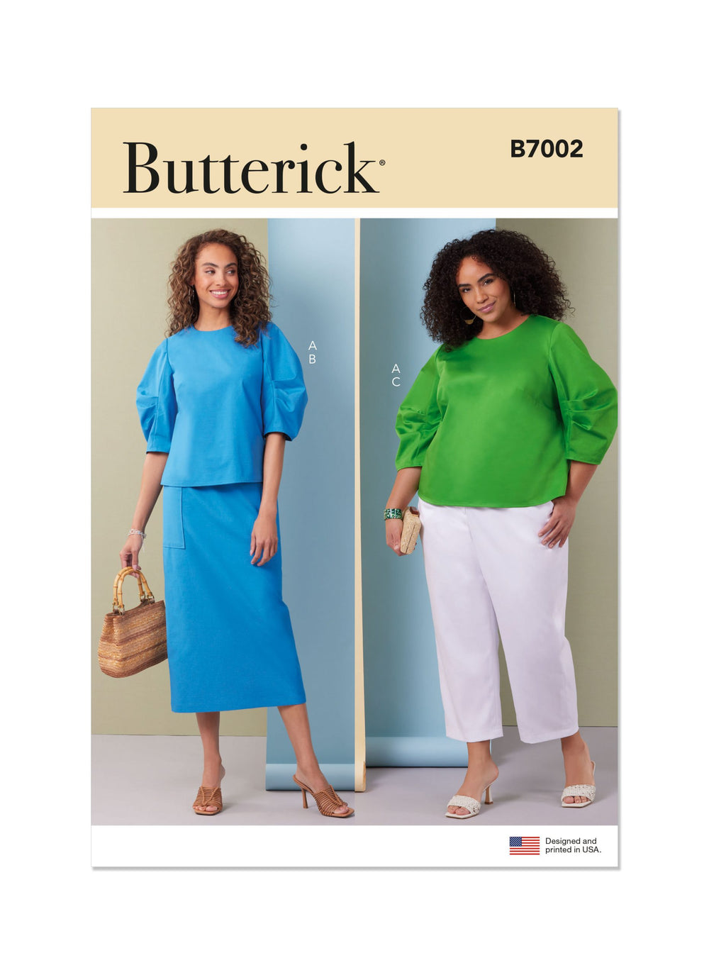 Butterick Top, Skirt & Trousers B7002