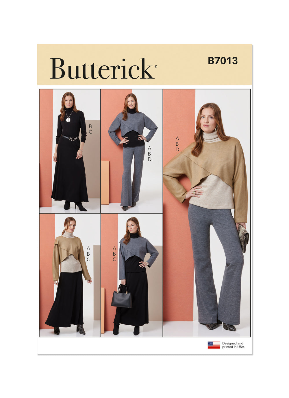 Butterick Top, Skirt & Trousers B7013