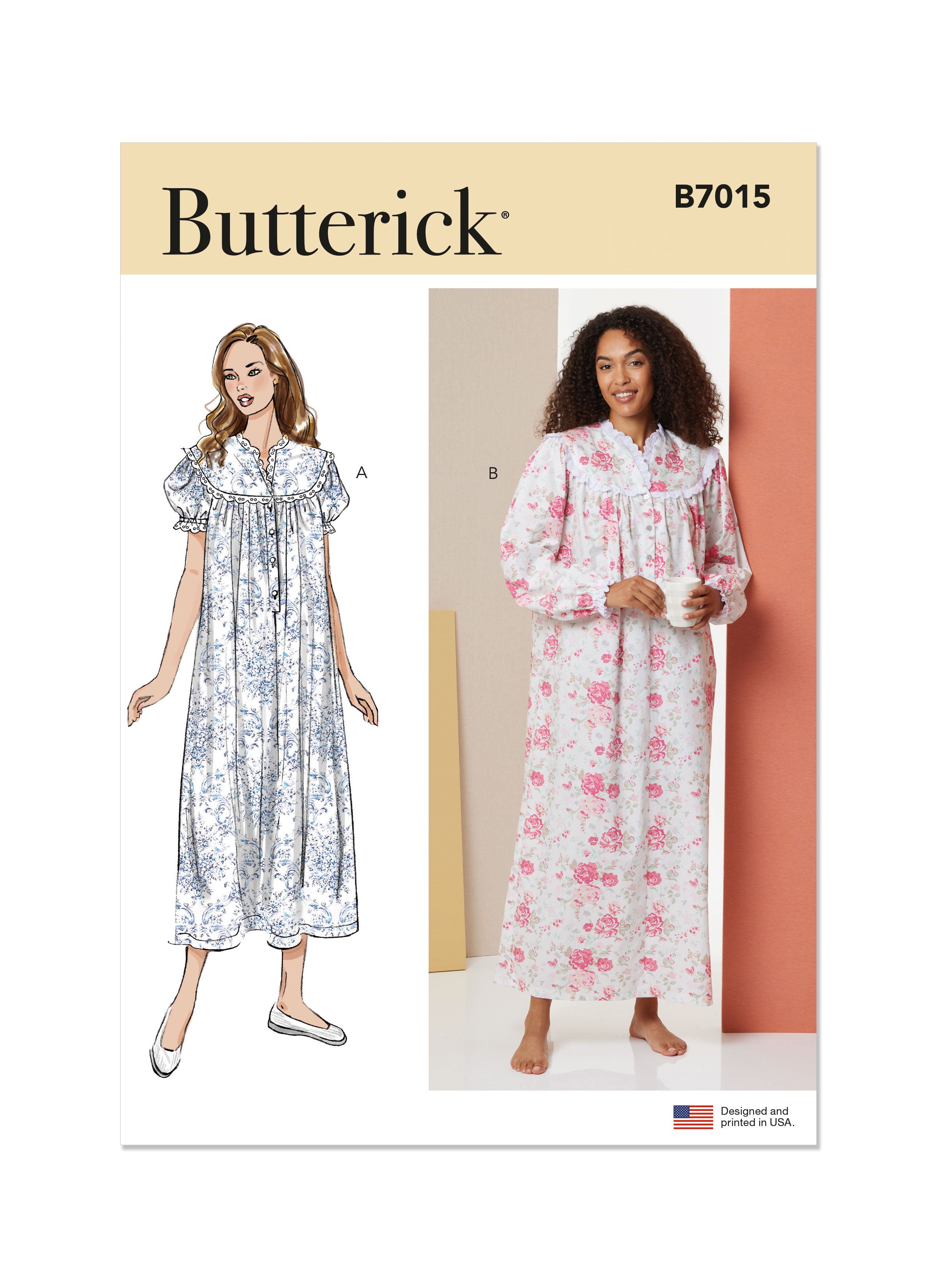 Butterick Nightgown B7015