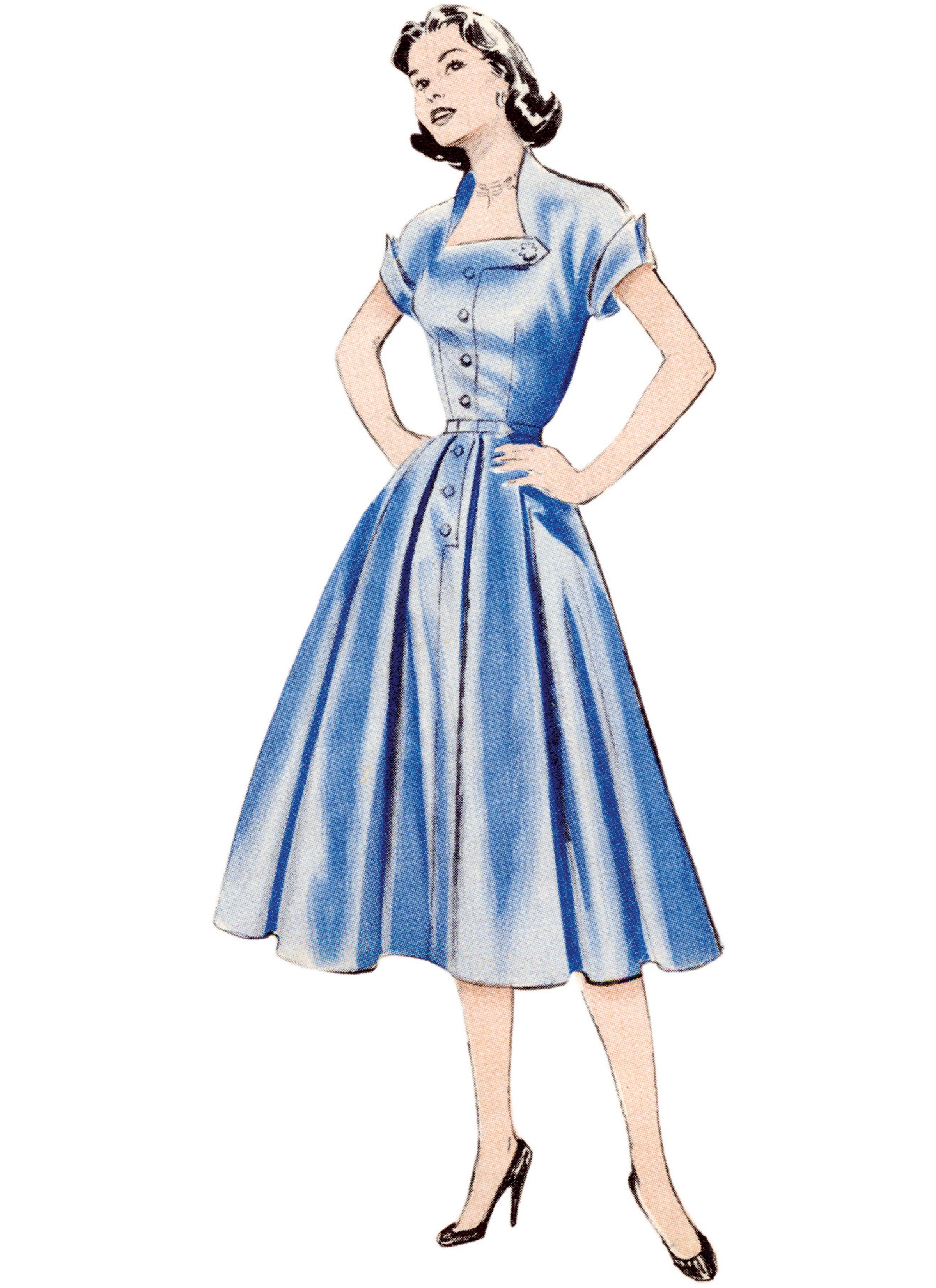 Butterick Vintage Dress B7019