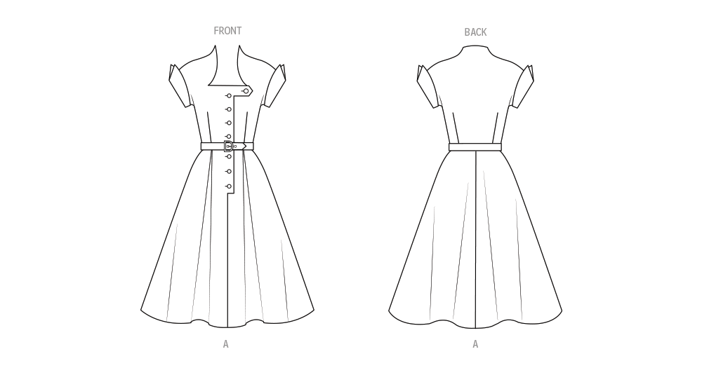 Butterick Vintage Dress B7019