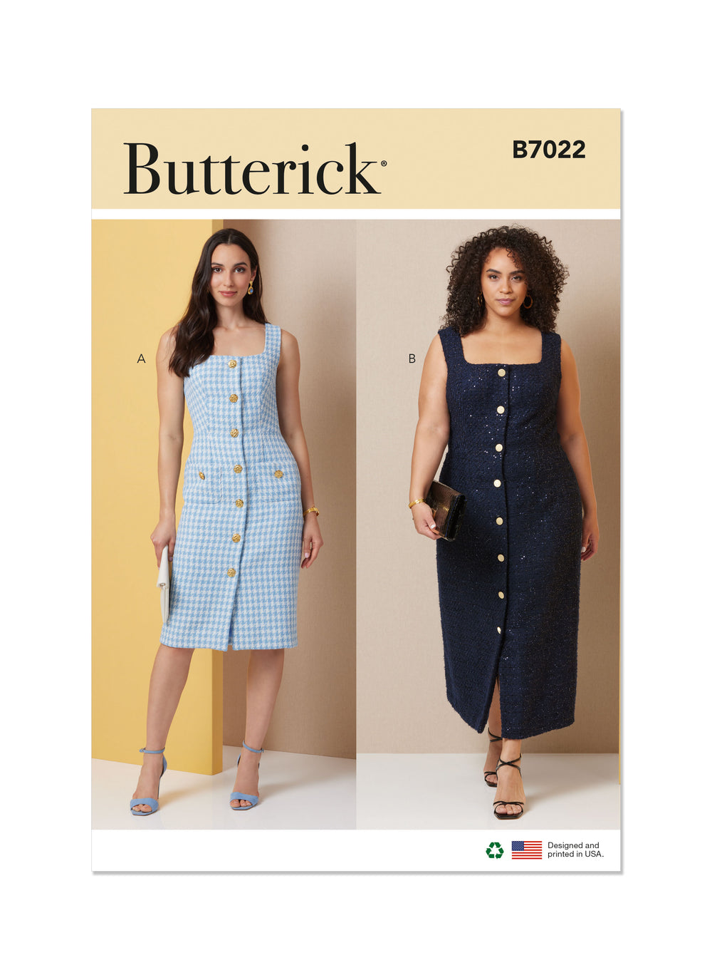 Butterick Dress B7022