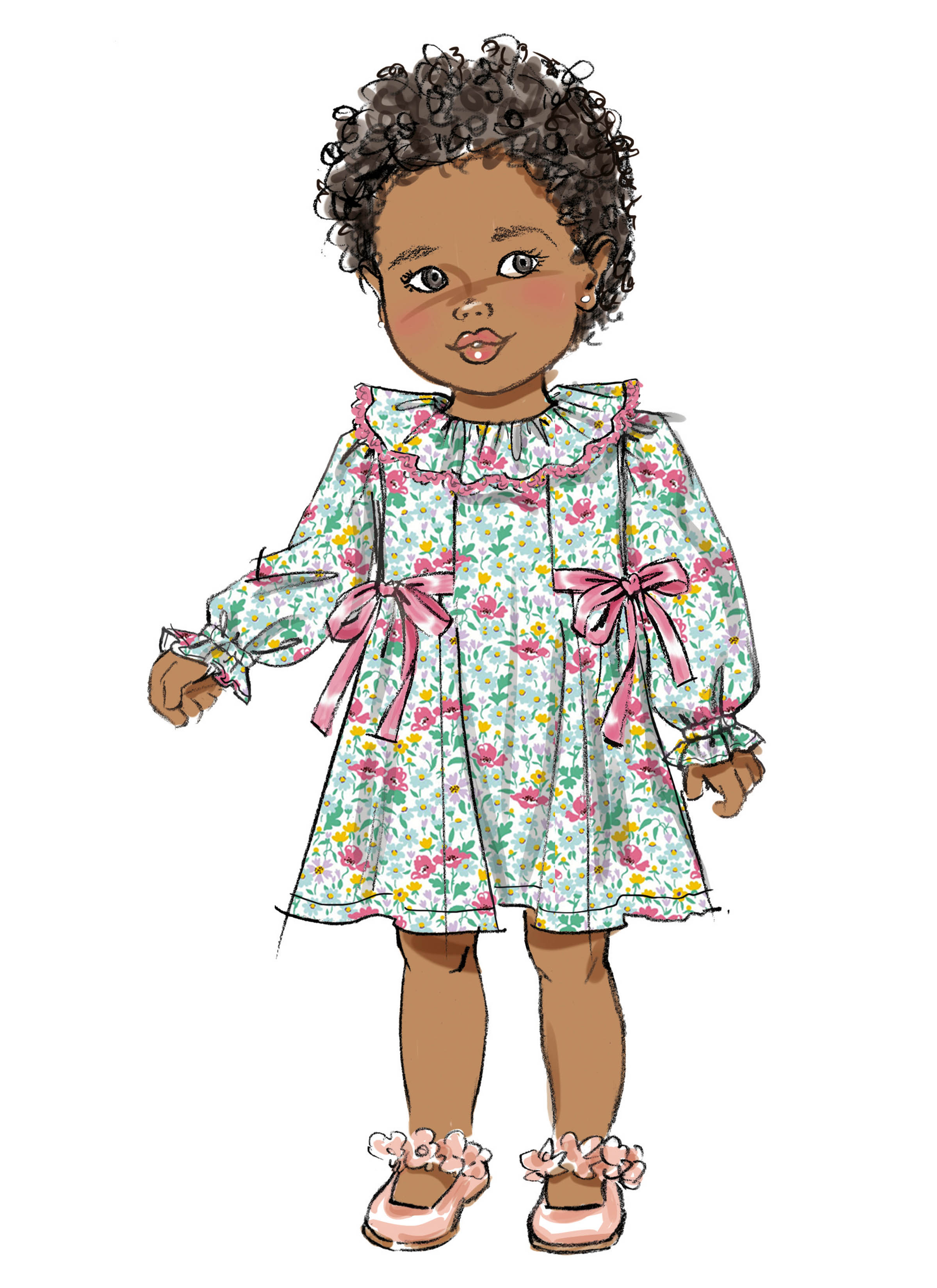 Butterick Toddlers' Dress B7032