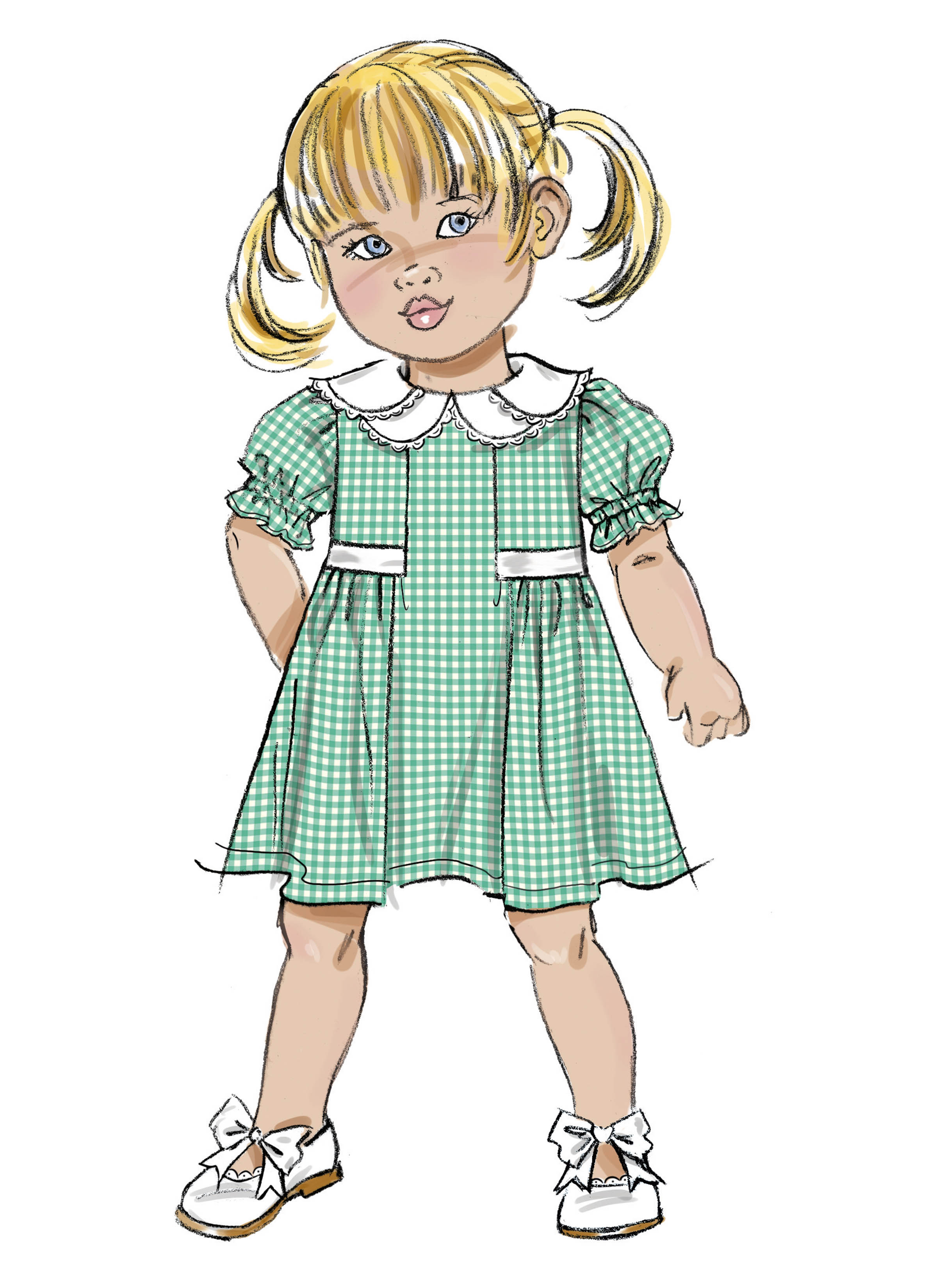 Butterick Toddlers' Dress B7032