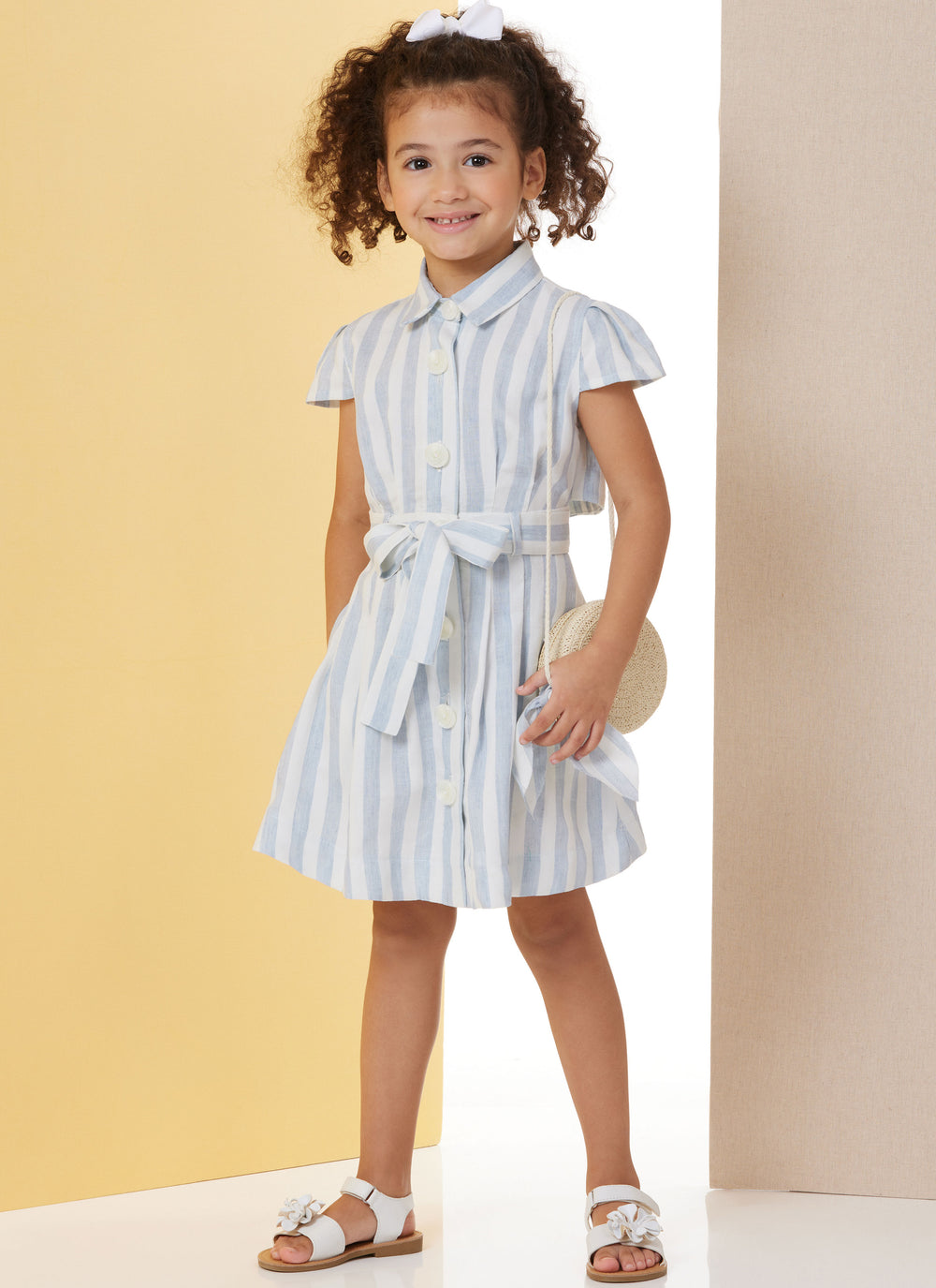 Butterick Children's Dress with Tie Belt B7033