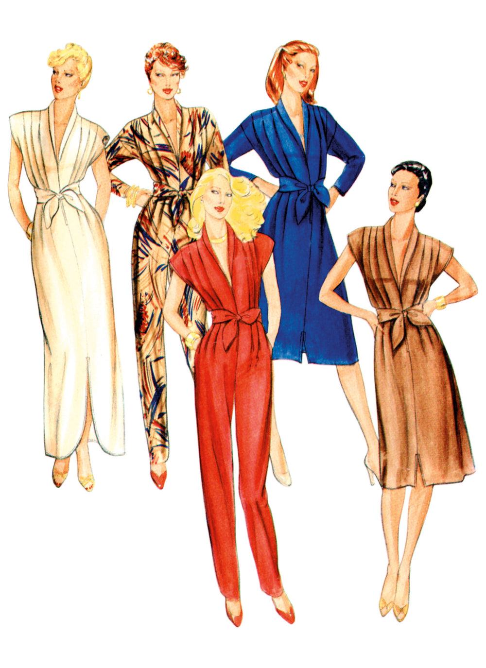 Butterick Jumpsuit, Dress and Sash B7036