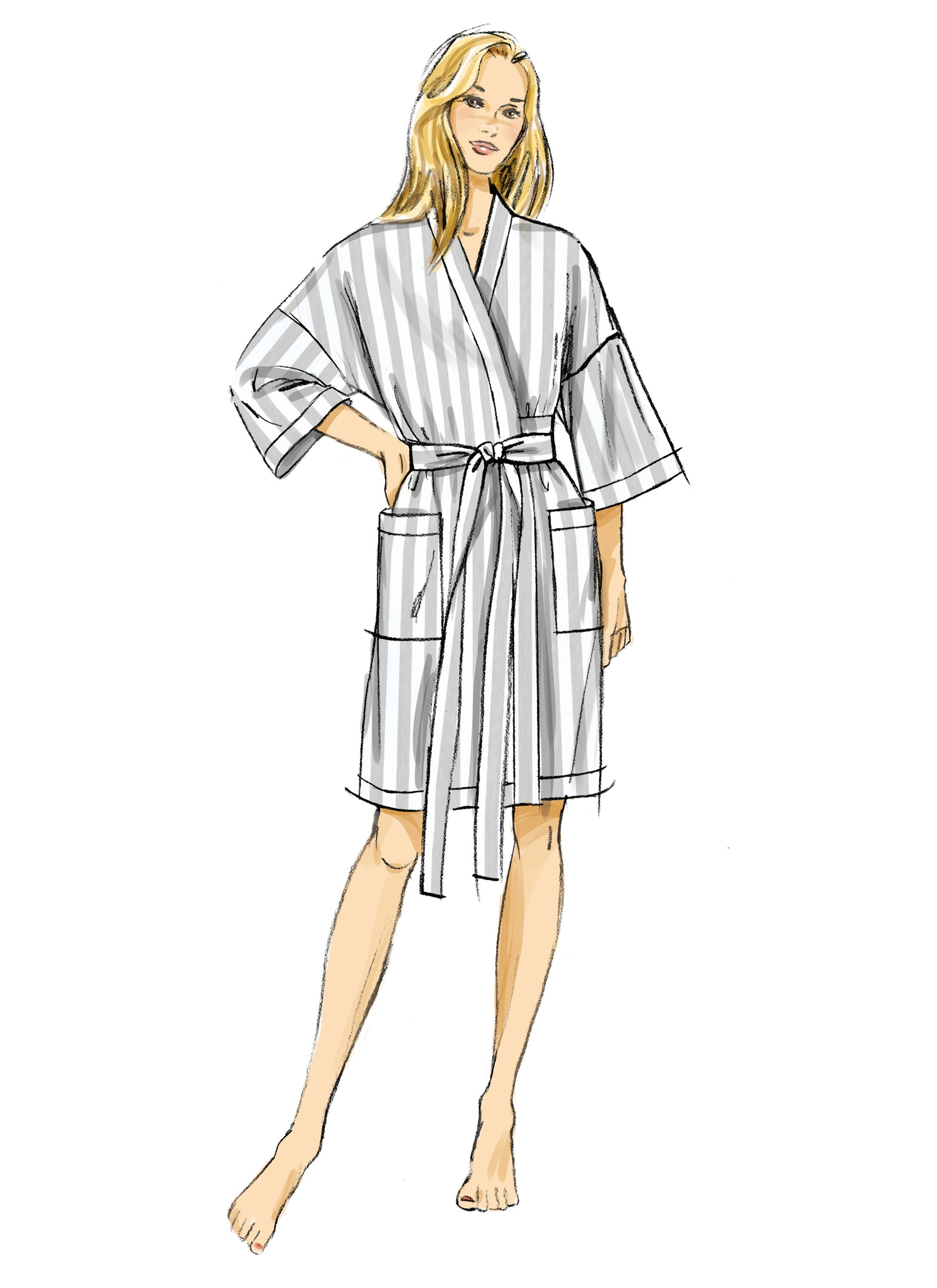 Butterick Robe and Trousers B7047