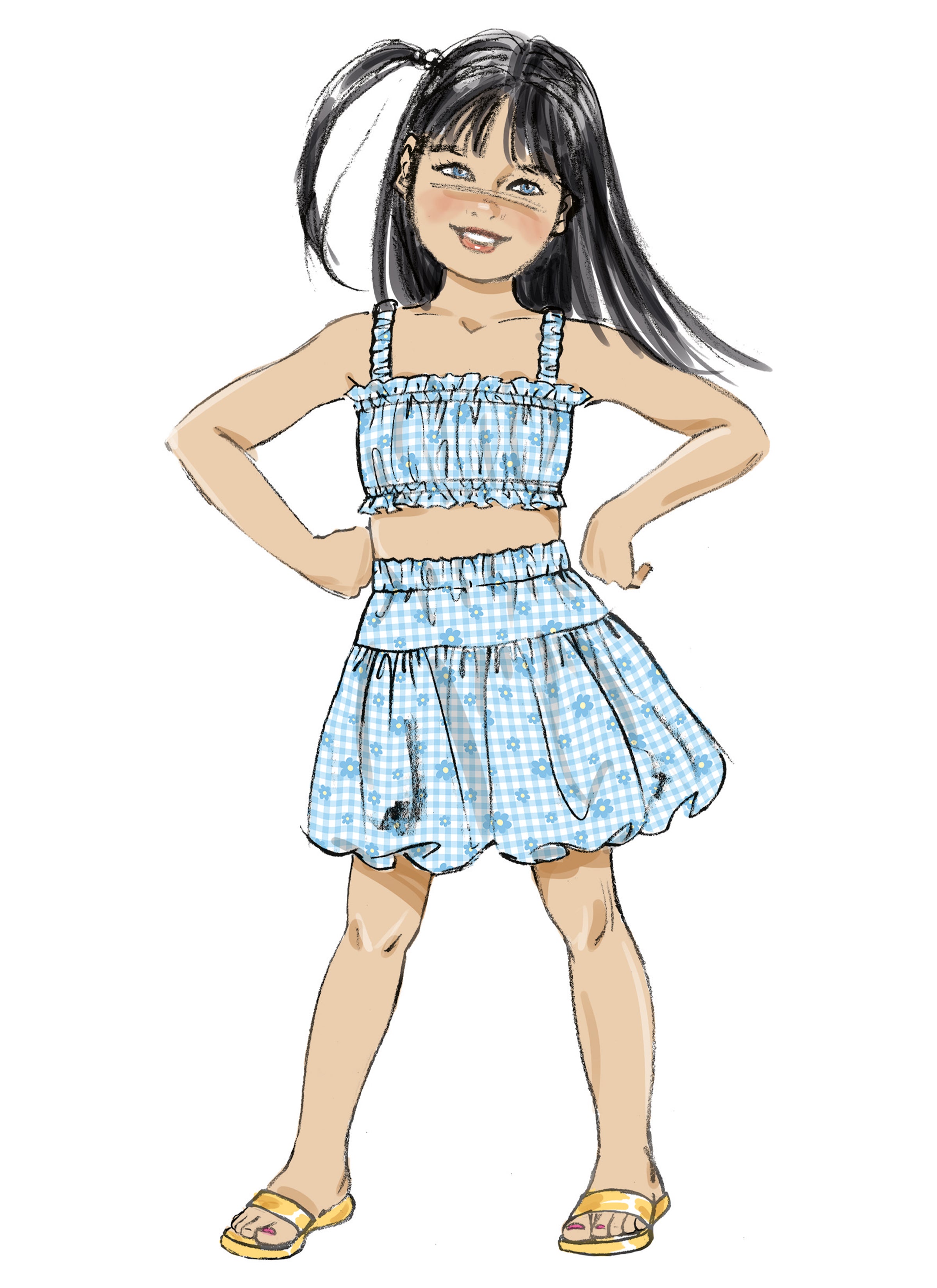 Butterick Children's Tops and Skirts B7050
