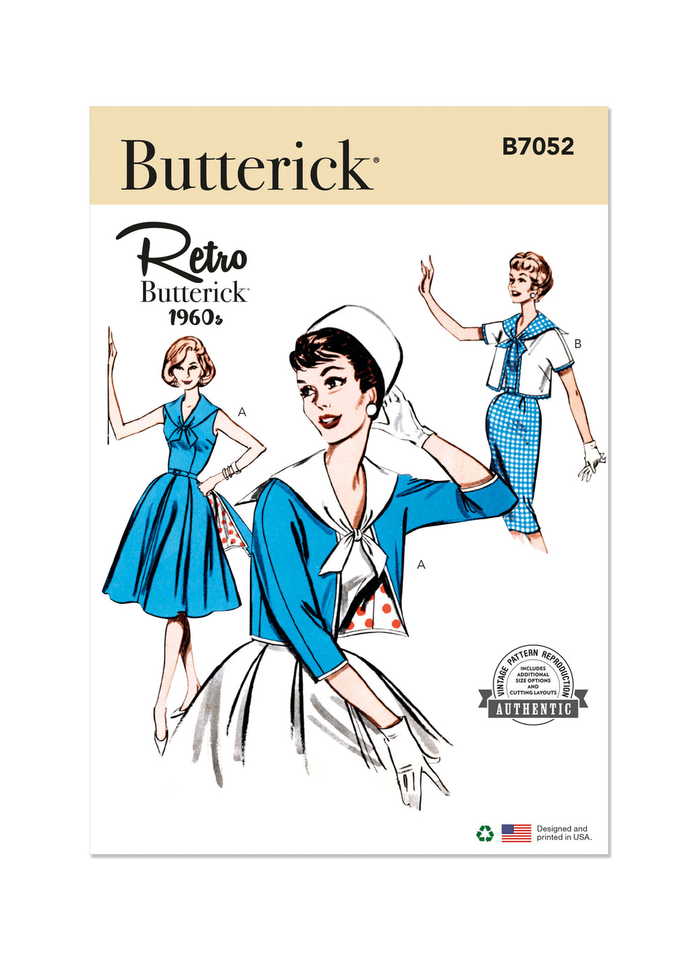 Butterick Dress and Jacket B7052