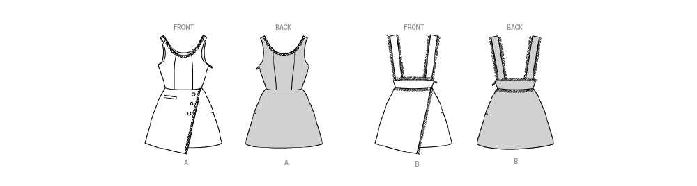 Burda Children's Dress and Skirt 9198