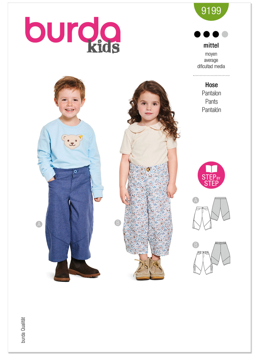 Burda Children's Bloomers and Cardigan 9199