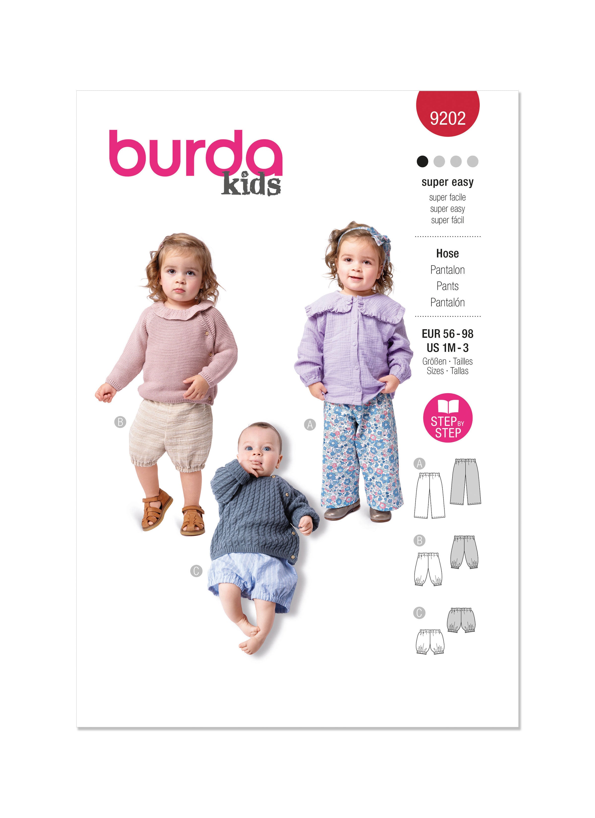 Burda Babies' Trousers 9202