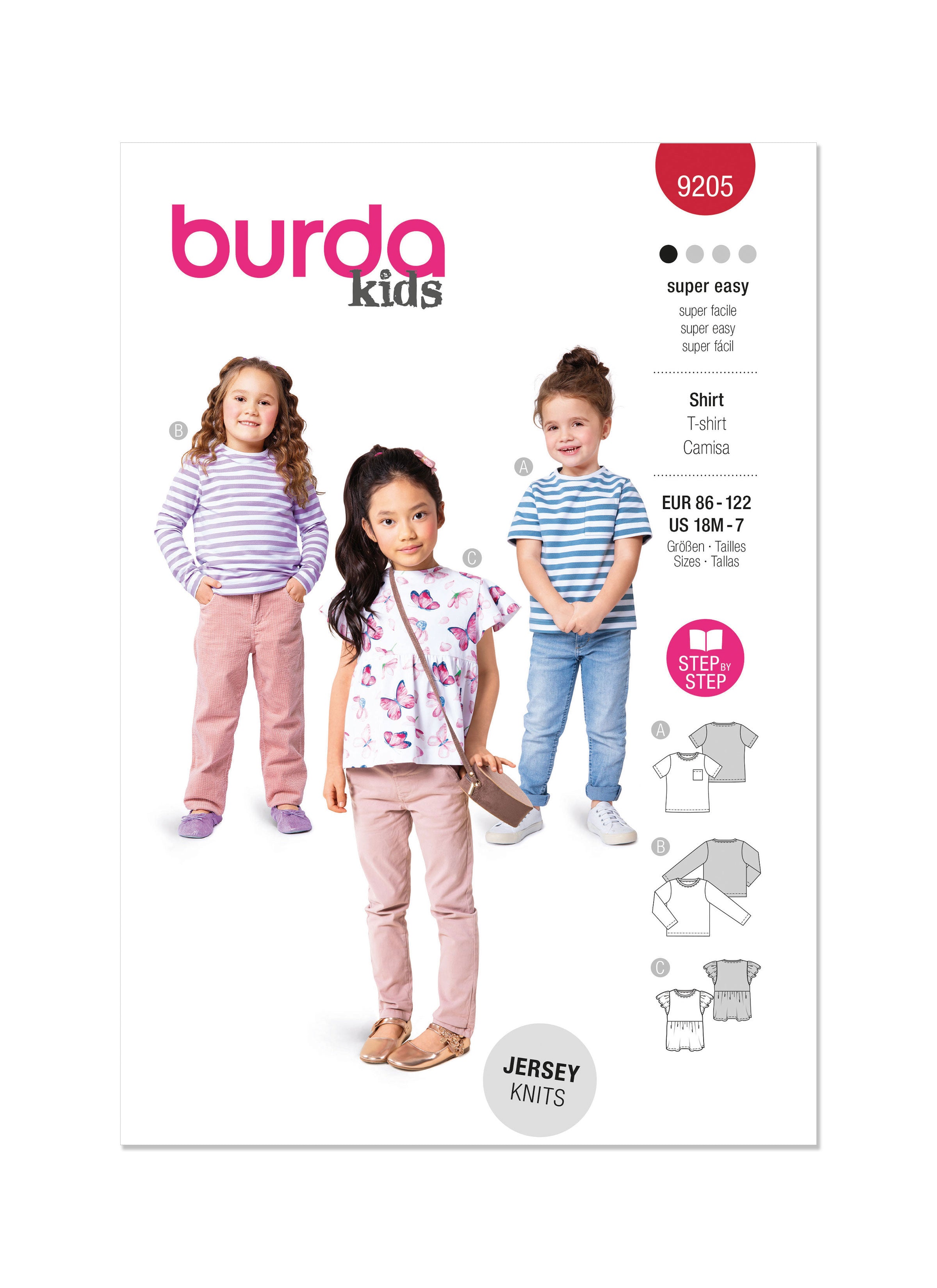 Burda Toddlers' T-Shirt 9205