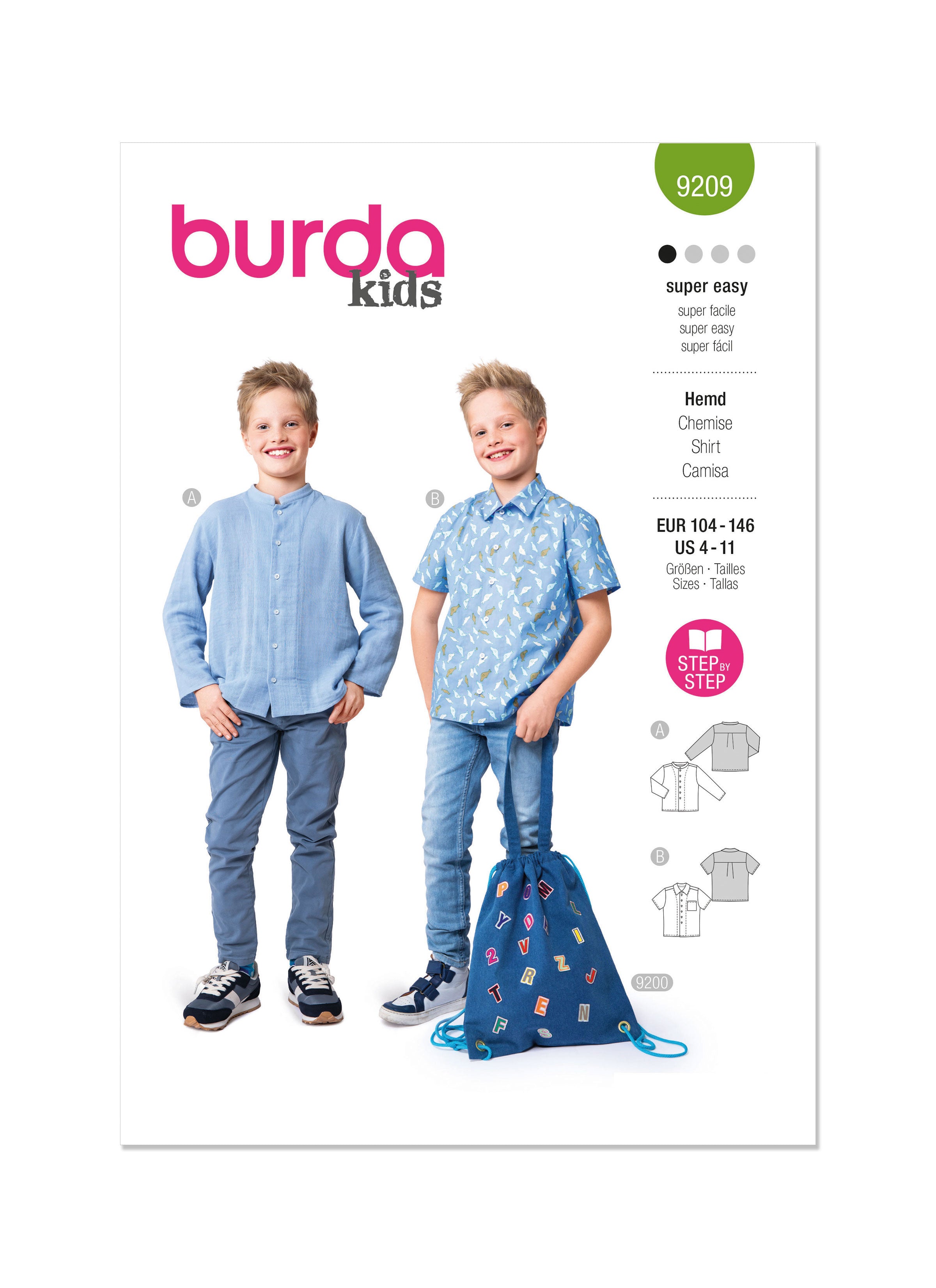 Burda Children's Shirt 9209