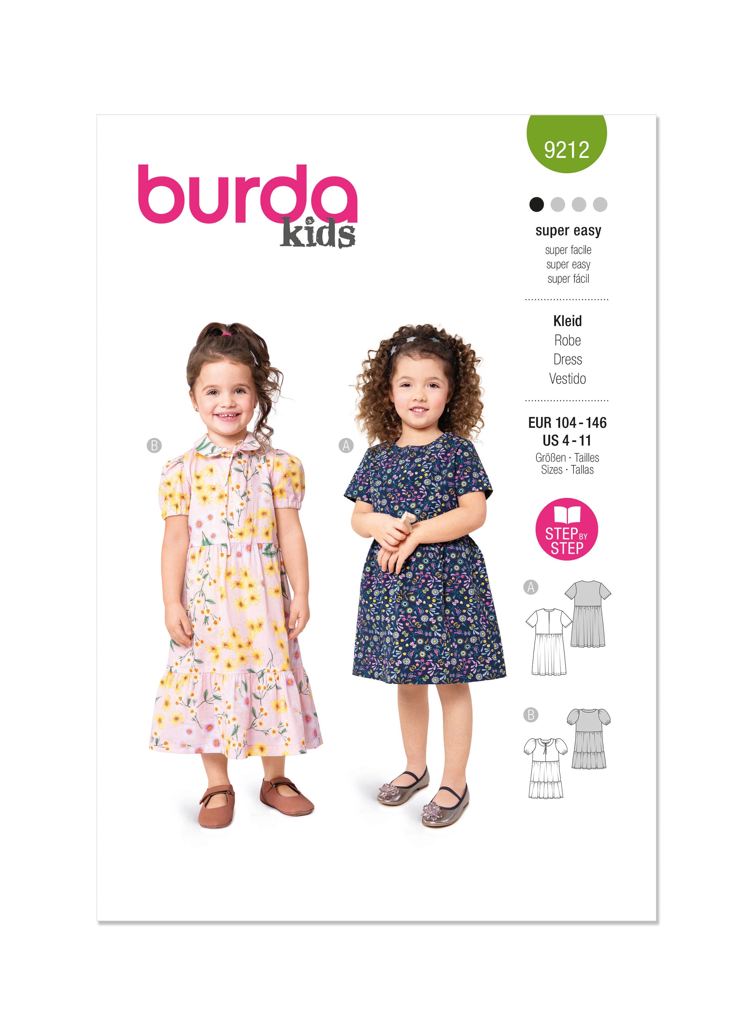 Burda Children's Dress 9212