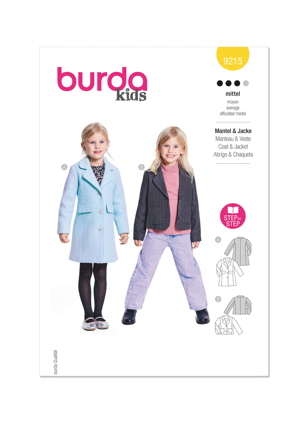 Burda Children's Coat & Jacket 9215