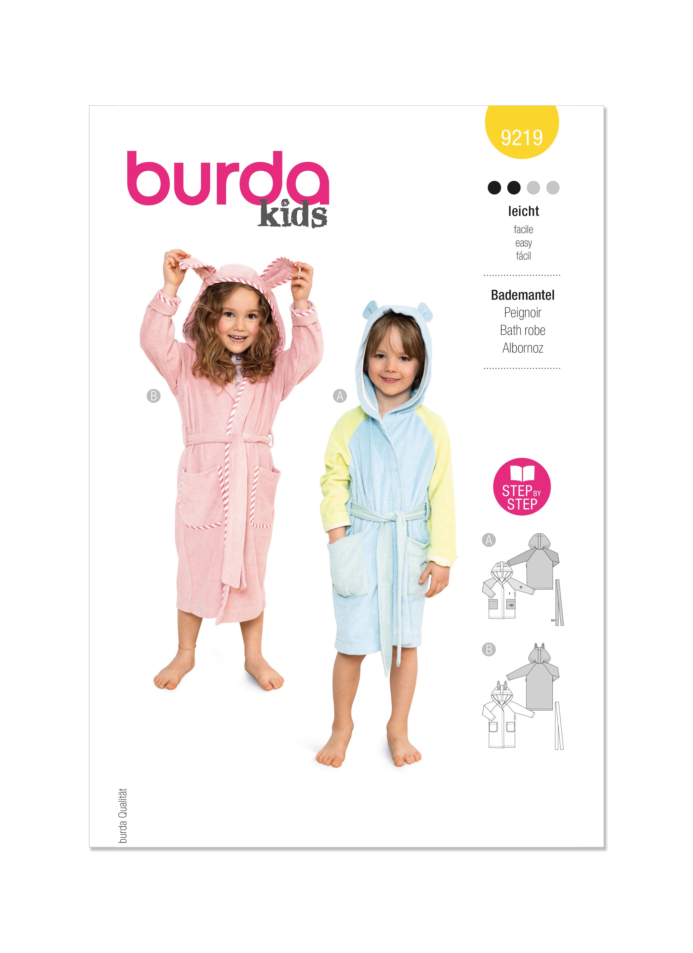 Burda Children's Bathrobe 9219