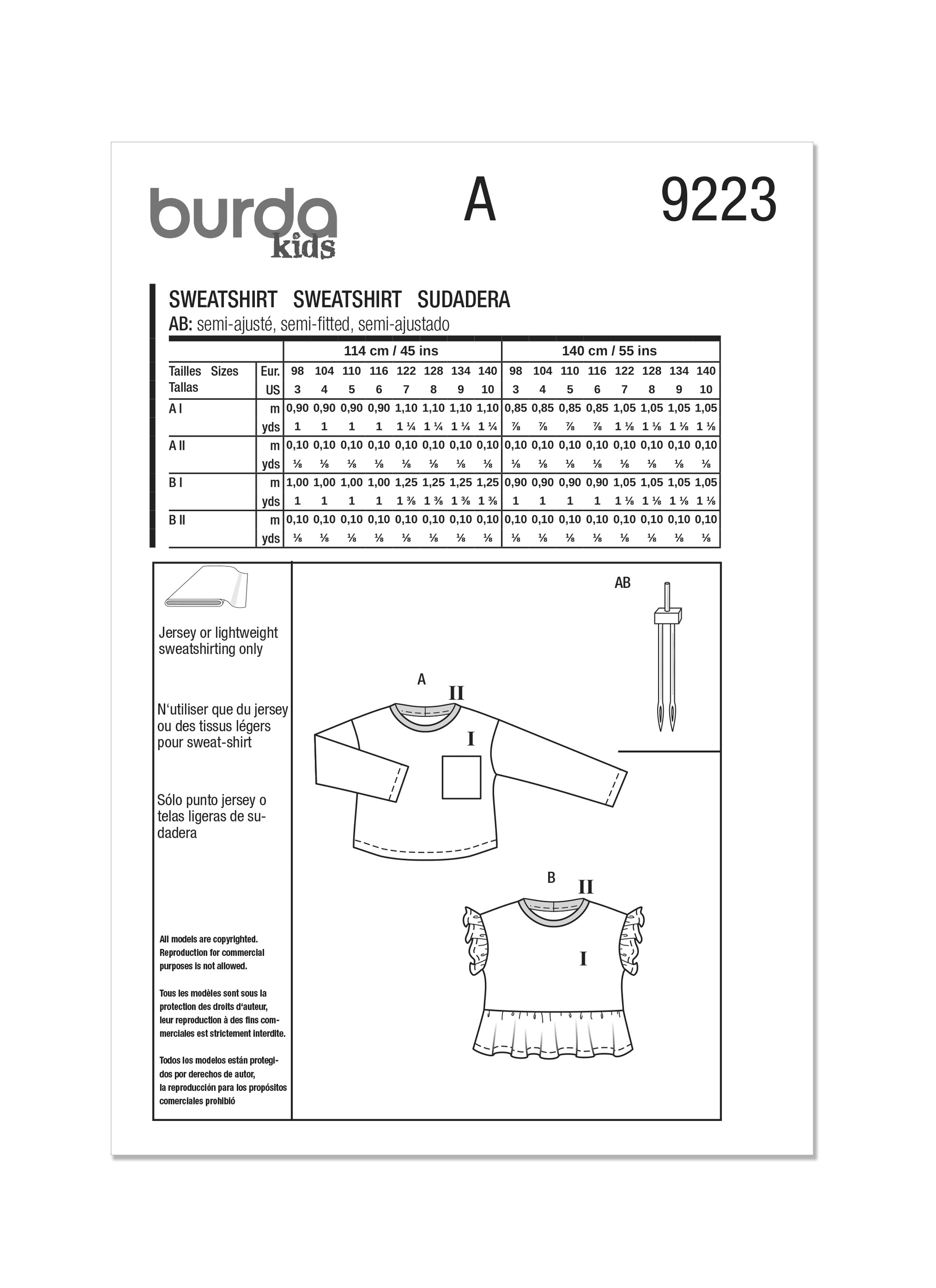 Burda Children's Top 9223