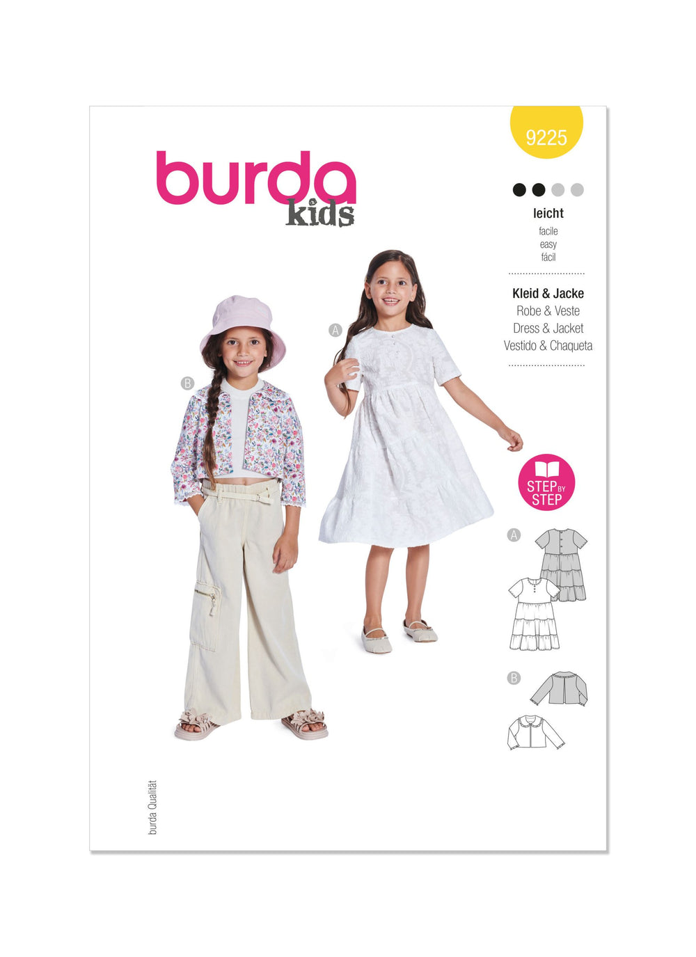 Burda Child Dress & Jacket 9225