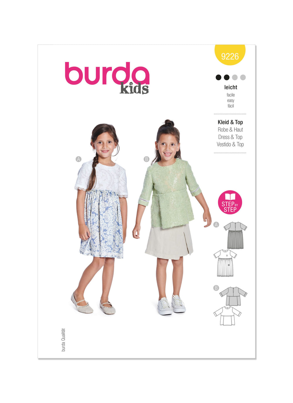 Burda Childs Dress & Top 9226