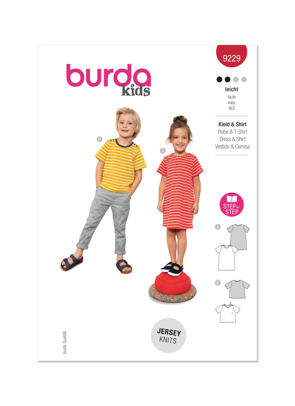 Burda Child Dress & T-shirt 9229
