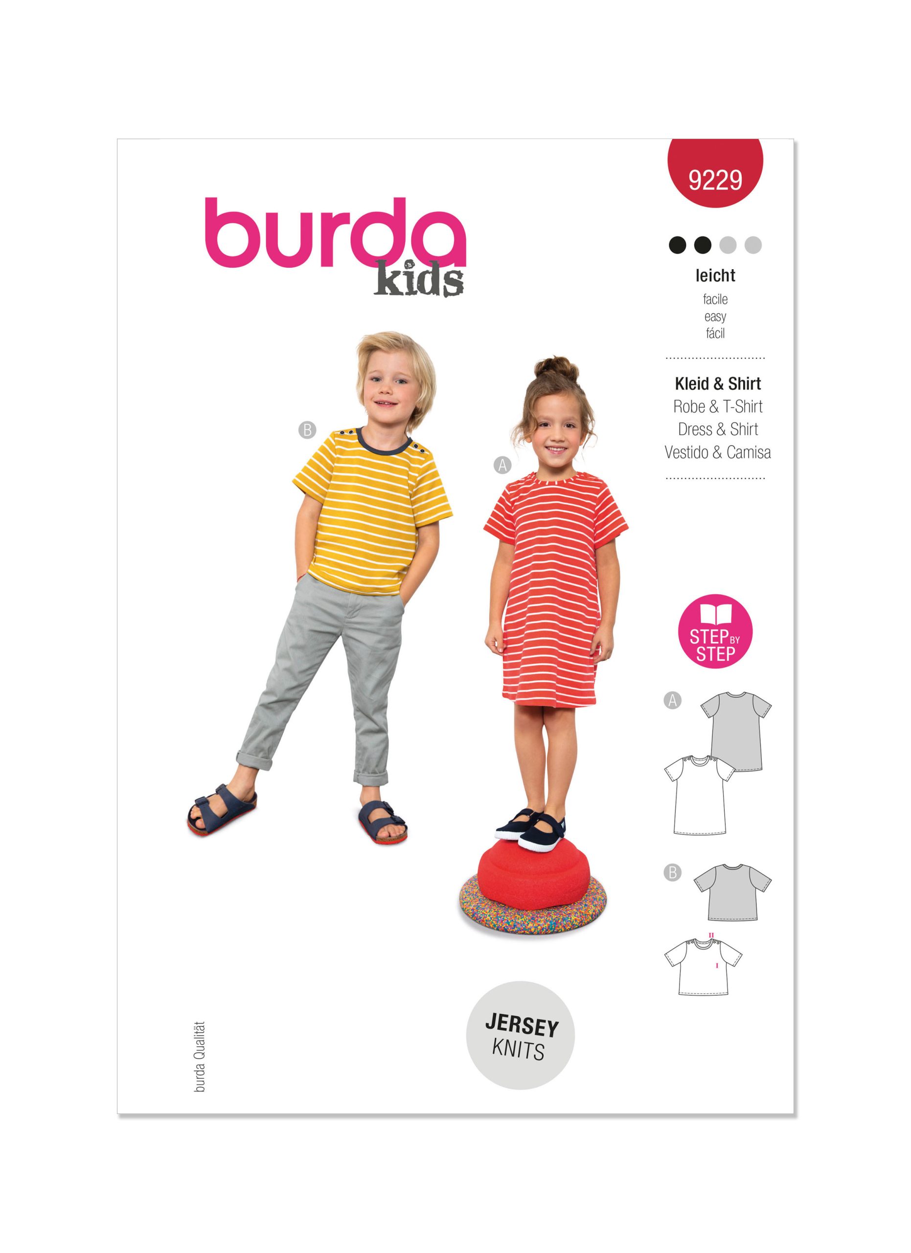 Burda Child Dress & T-shirt 9229