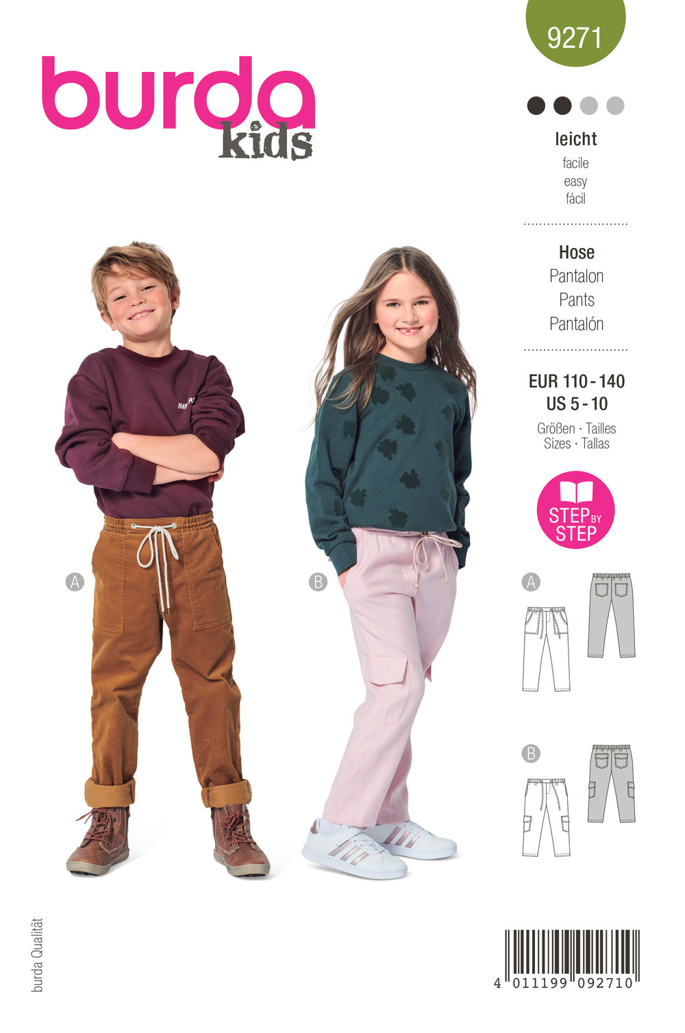 Burda Child Trousers 9271