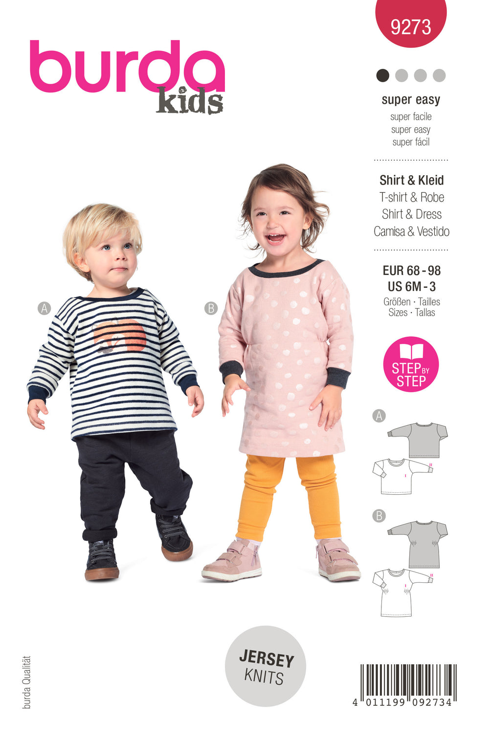 Burda Baby/Child Top and Dress 9273