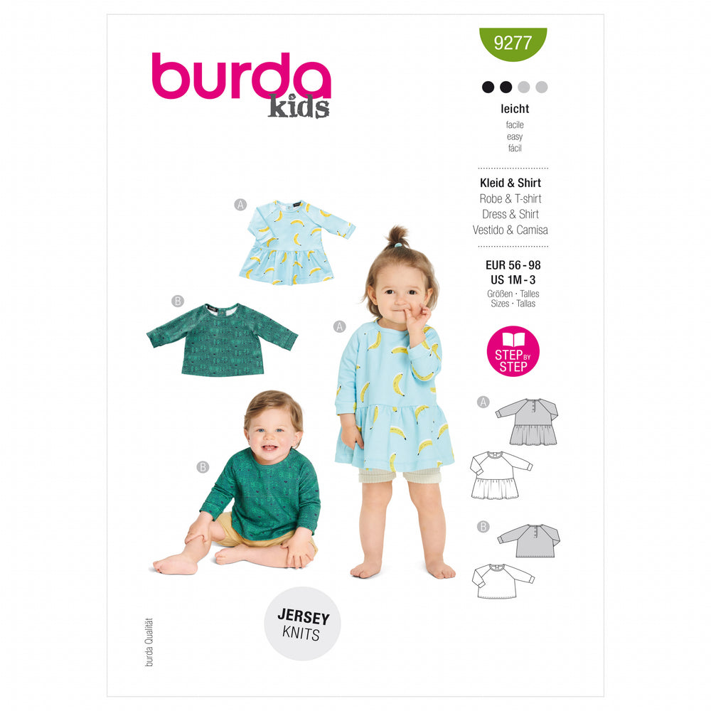 Burda Baby/Child Top and Dress 9277